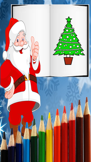 Christmas Santa Coloring Pages -Kids Coloring Book(圖4)-速報App