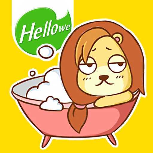 Hellowe Stickers: Lion Girl