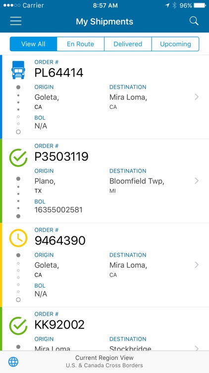 Swift Freight Tracker