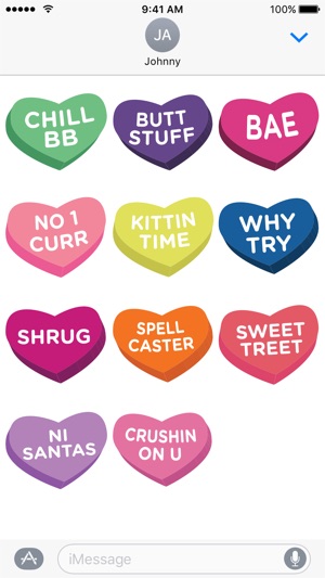 Sweet Nothings - Heart Stickers(圖2)-速報App