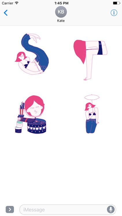 The Girl Stickers