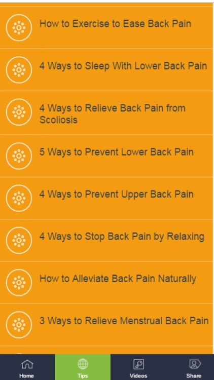 Back Pain Tips - Methods for Back Pain Relief