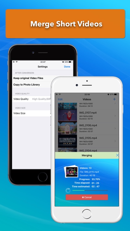 Video Slimmer: Shrink, trim, merge, rotate movies screenshot-4