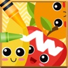 Fruit Vocab & Paint Game - The artstudio for kids