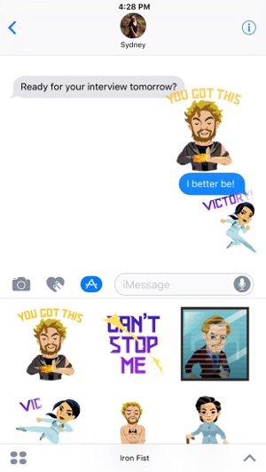 Marvel Stickers: Iron Fist(圖1)-速報App