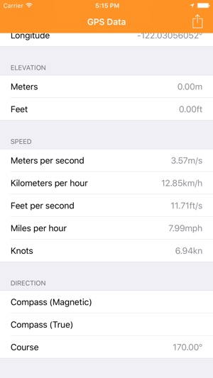 GPS Data – Coordinates & Speed(圖3)-速報App