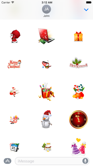 Christmas Sticker For iMessage App(圖3)-速報App