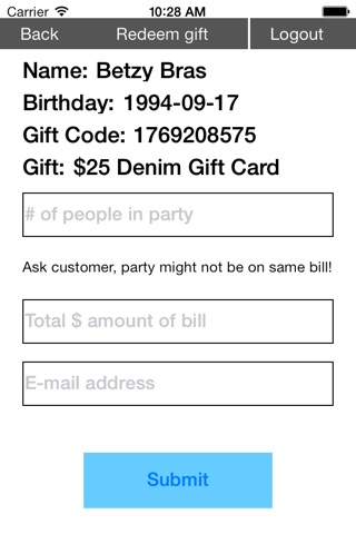 BirthdayCompVendor screenshot 4