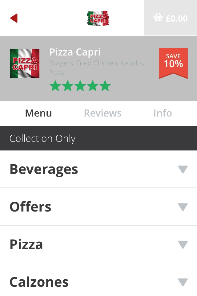 Pizza Capri screenshot 3