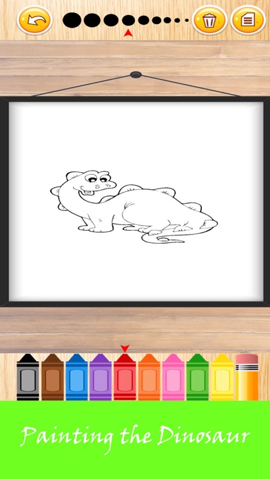 How to cancel & delete Dinosaur Kid Coloring Book from iphone & ipad 2