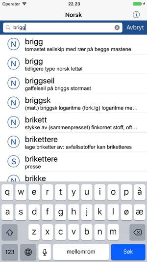 Ordnett - Norwegian Dictionary(圖2)-速報App