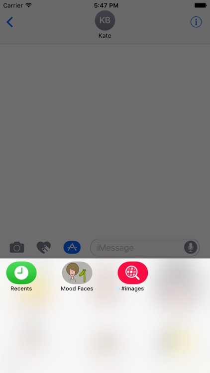 Mood Faces Stickers for iMessage screenshot-3
