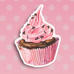 Cupcake & Cake: Cute Stickers for iMessage