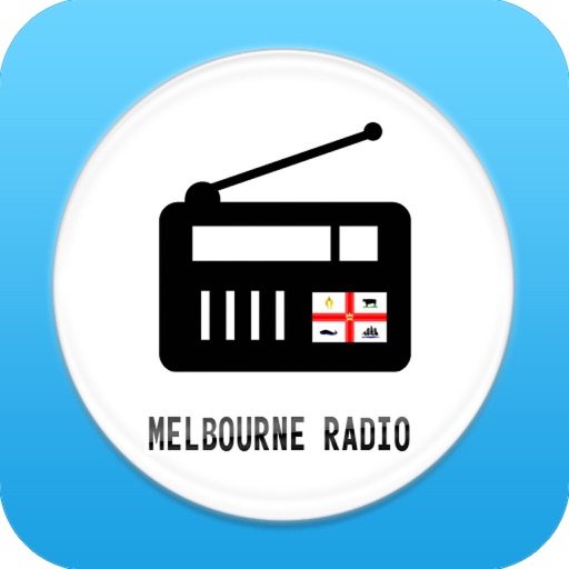 Melbourne Radios - Top Stations Music Player FM AM Icon