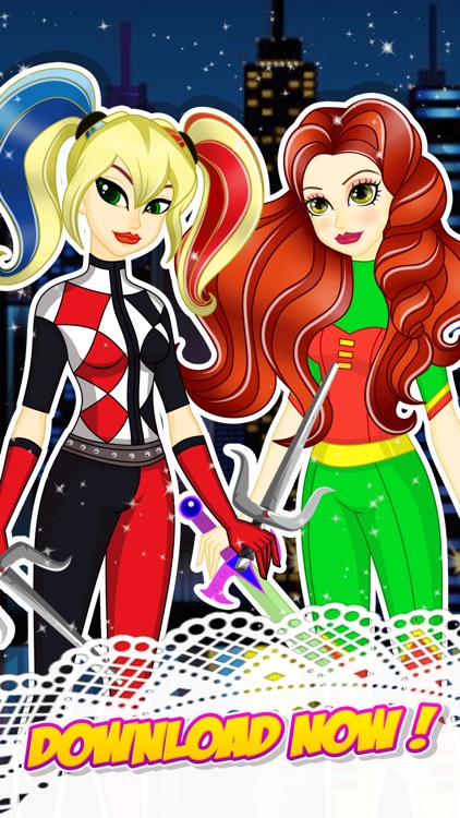 Superhero Girl Dress Up Games screenshot-4