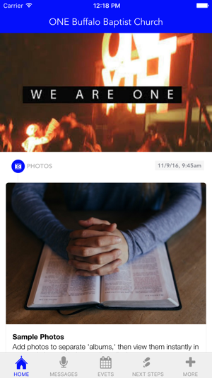 ONE Buffalo Baptist Church(圖2)-速報App