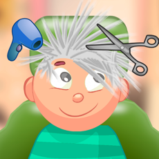 Activities of Child game / silver hair cut