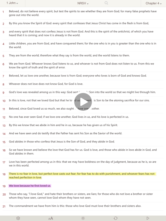 Bible :Holy Bible NRSV - Bible Study on the goのおすすめ画像1
