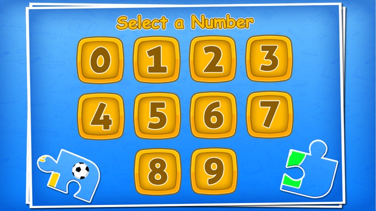 Preschool Kids Number Puzzles