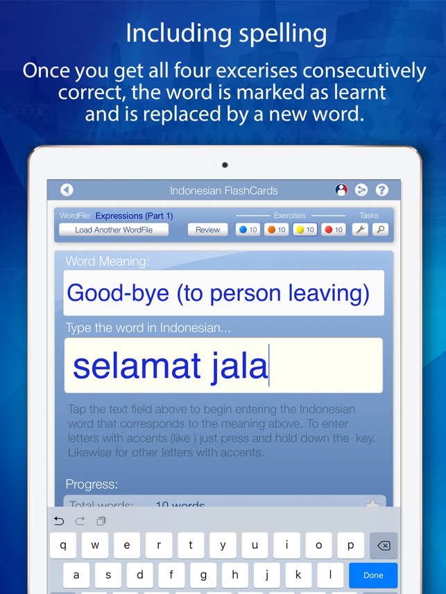 Learn Indonesian FlashCards for iPad(圖5)-速報App