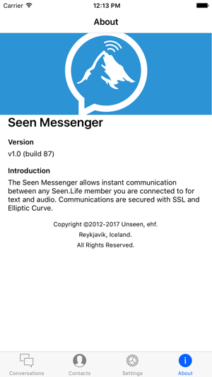 SeenLife Messenger