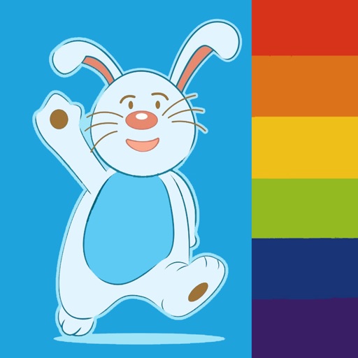 Draw Page Rabbit Coloring Game For Kids Edition Icon