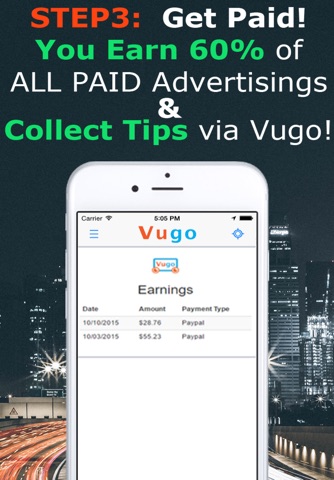 Vugo: in-car advertising screenshot 4