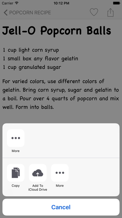 Popcorn Recipe