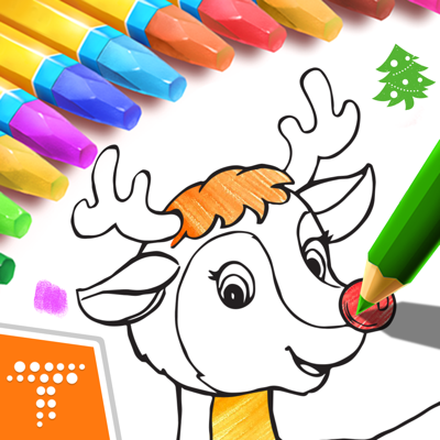 christmas colouring book ➡ app store review ✅ aso