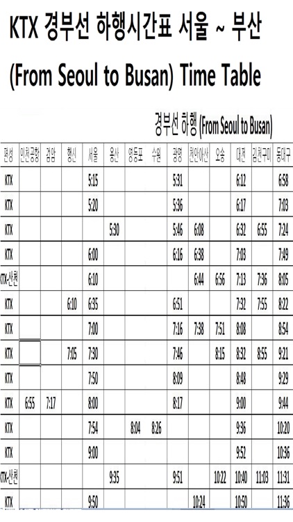 Subway Korea Train Rail Buses Maps Schedule