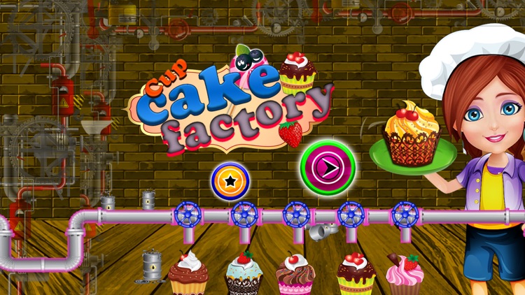 Cup Cake Factory - Bakery Chef Games