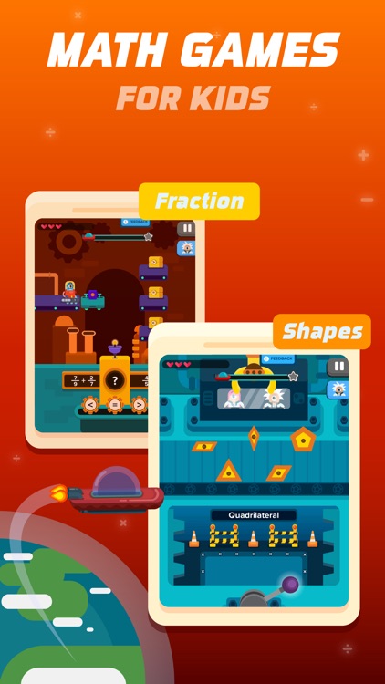 5th Grade Math: Fun Kids Games screenshot-0