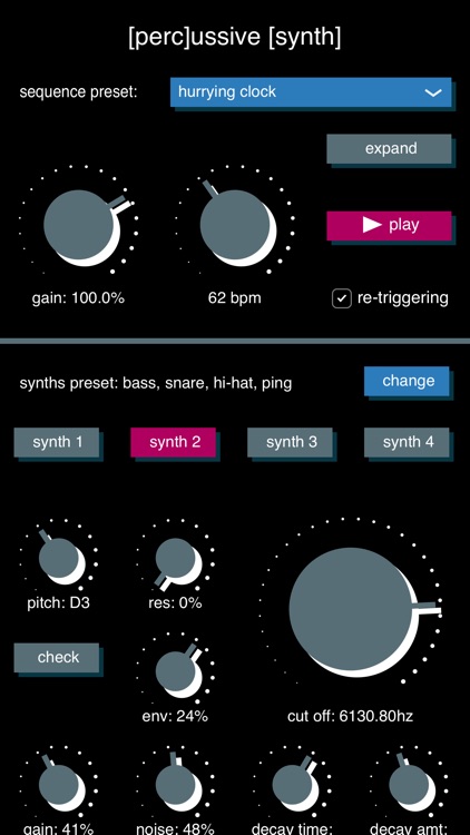 Percussive Synth screenshot-3