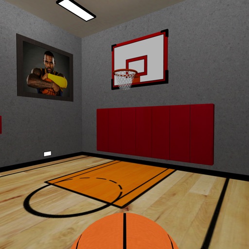 Basketball Room 3D iOS App