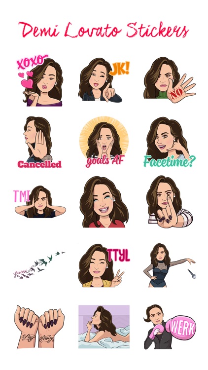 Demi Lovato Stickers