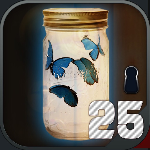Room escape : blue butterfly 25 icon