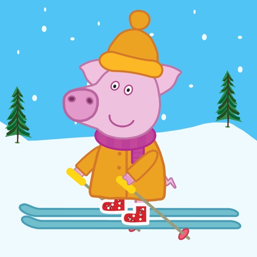 Mrs Pig Ski : Fun Skiing Holiday for kids & babies Icon