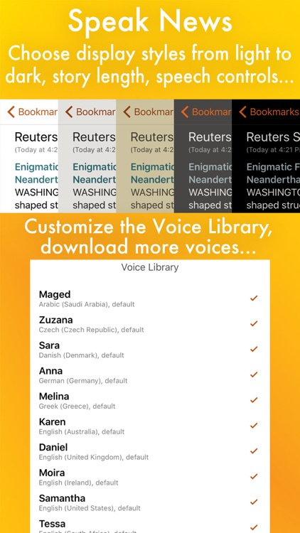 Speak News - RSS news reader screenshot-3