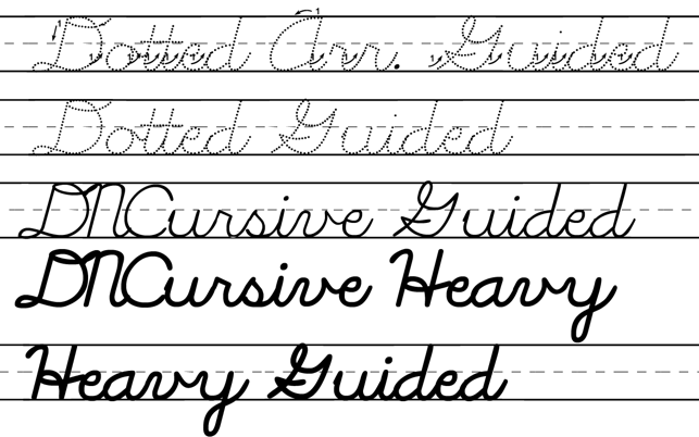 DN Cursive Fonts(圖5)-速報App