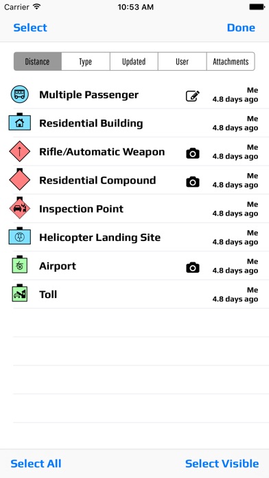 SITREP Tactical Mapping (iTAK) Screenshots