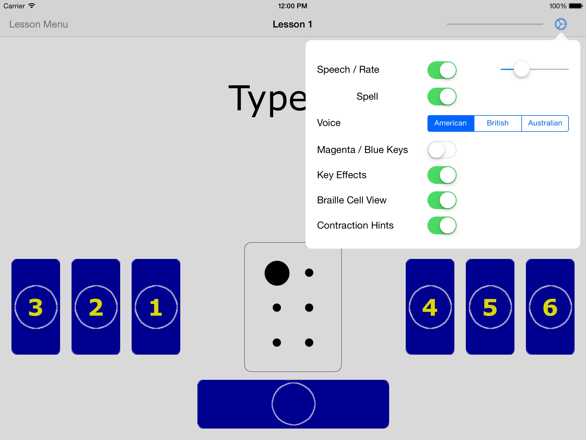 Braille Tutor screenshot 4