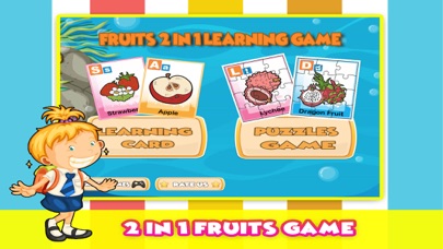 How to cancel & delete ABC Fruits puzzle activities for preschoolers from iphone & ipad 2