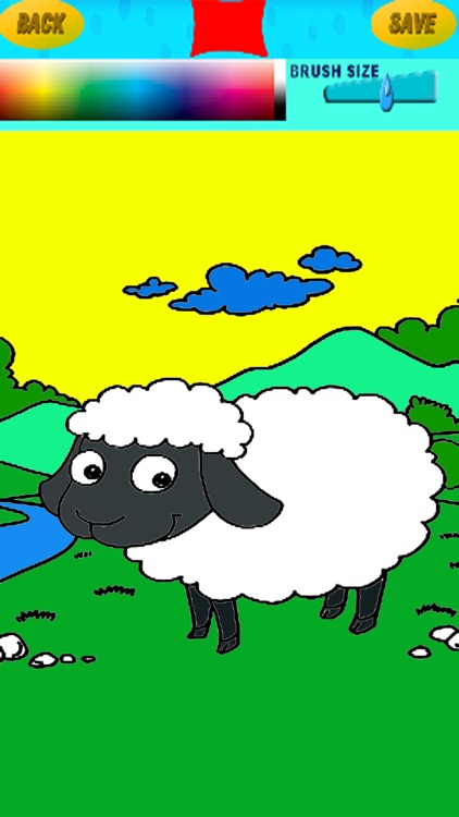 Kids Games Draw The Sheep Coloring Book Edition