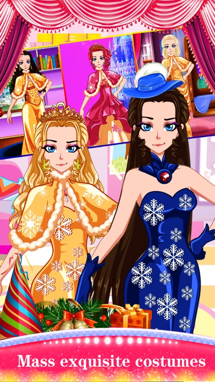 Princess evening dress design-Makeover girly games