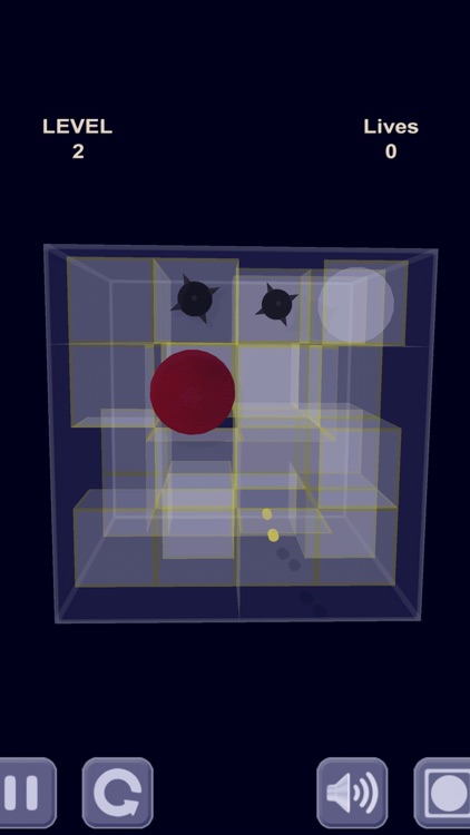 Red ball & Glass maze