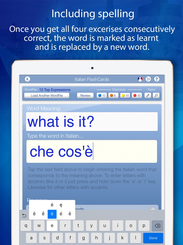 Learn Italian FlashCards for iPad(圖5)-速報App