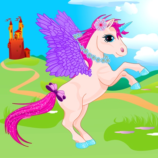 Dress Up Unicorn Icon