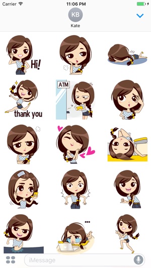 Aura The Cute Student Stickers(圖1)-速報App