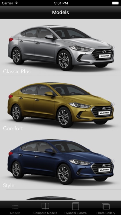 Specs for Hyundai Elantra VI 2016 edition