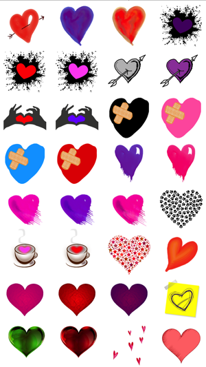 Artful Hearts: Artsy Heart Stickers(圖4)-速報App